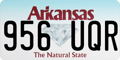 AR license plate 956UQR