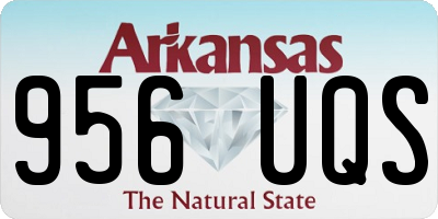 AR license plate 956UQS