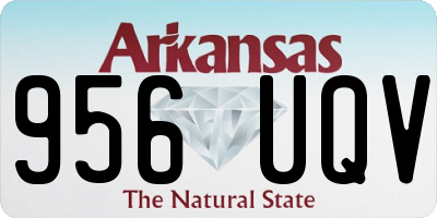AR license plate 956UQV
