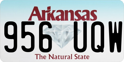AR license plate 956UQW