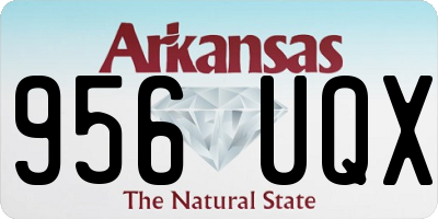 AR license plate 956UQX