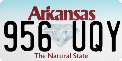 AR license plate 956UQY