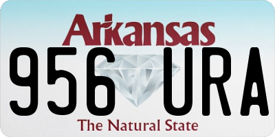 AR license plate 956URA