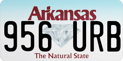 AR license plate 956URB