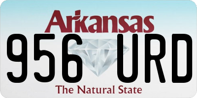 AR license plate 956URD