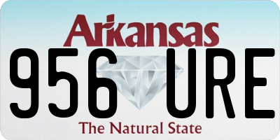 AR license plate 956URE