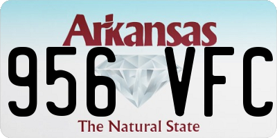 AR license plate 956VFC