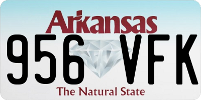 AR license plate 956VFK