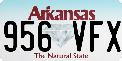 AR license plate 956VFX