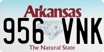 AR license plate 956VNK
