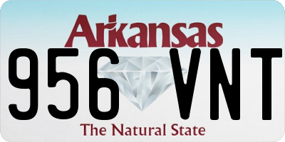 AR license plate 956VNT