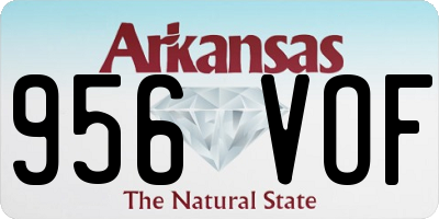 AR license plate 956VOF