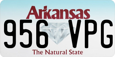 AR license plate 956VPG