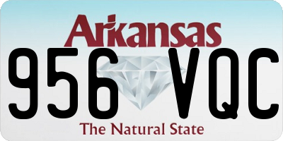 AR license plate 956VQC