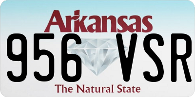 AR license plate 956VSR