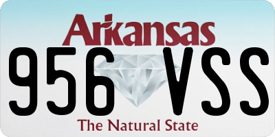 AR license plate 956VSS