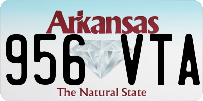 AR license plate 956VTA
