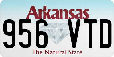 AR license plate 956VTD