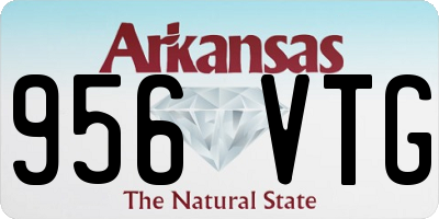AR license plate 956VTG