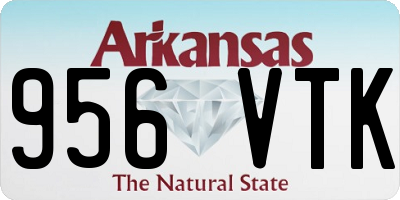 AR license plate 956VTK