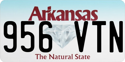 AR license plate 956VTN