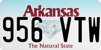 AR license plate 956VTW