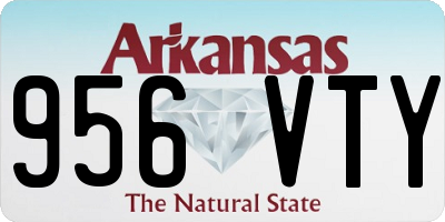 AR license plate 956VTY