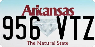 AR license plate 956VTZ