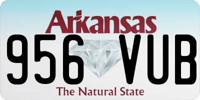 AR license plate 956VUB