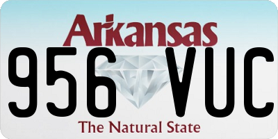 AR license plate 956VUC