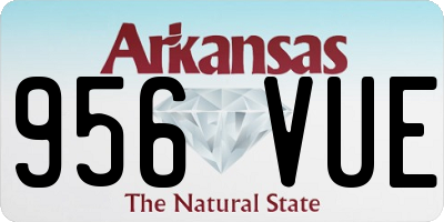 AR license plate 956VUE