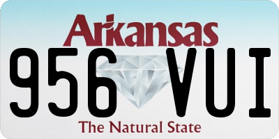 AR license plate 956VUI
