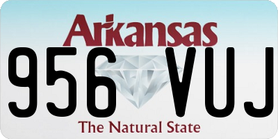 AR license plate 956VUJ