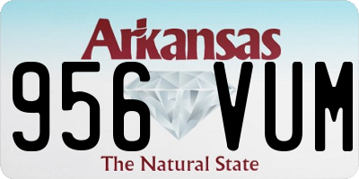 AR license plate 956VUM