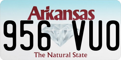 AR license plate 956VUO