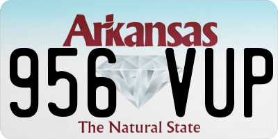 AR license plate 956VUP
