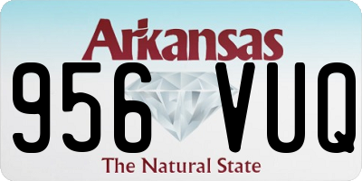 AR license plate 956VUQ