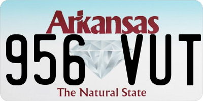 AR license plate 956VUT