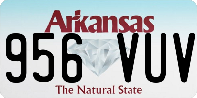 AR license plate 956VUV