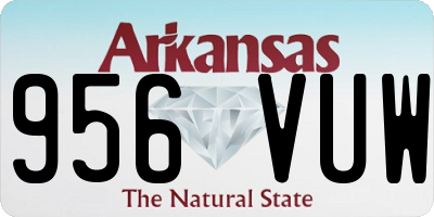 AR license plate 956VUW