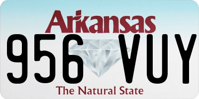 AR license plate 956VUY