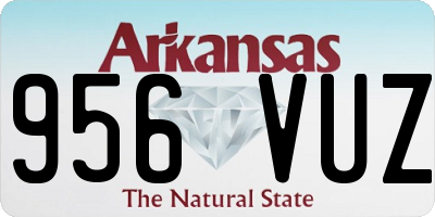 AR license plate 956VUZ
