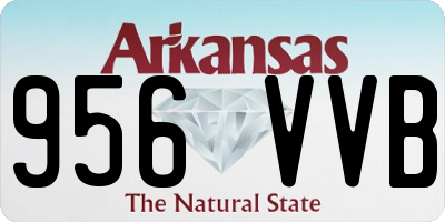 AR license plate 956VVB