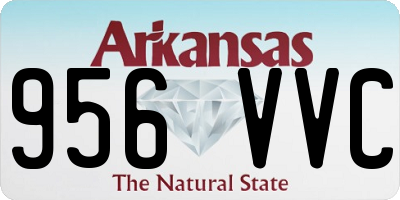 AR license plate 956VVC