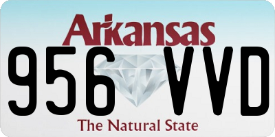 AR license plate 956VVD