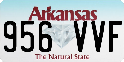 AR license plate 956VVF