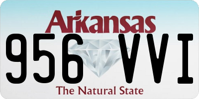 AR license plate 956VVI