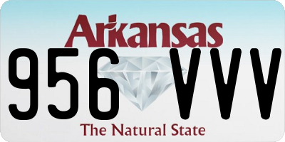 AR license plate 956VVV