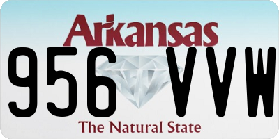 AR license plate 956VVW