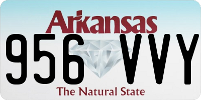 AR license plate 956VVY